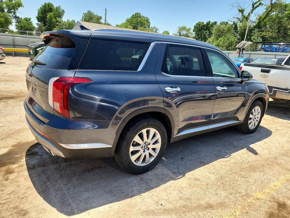 2024 Hyundai Palisade VIN KM8R24GEXRU797515 COPART salvage auction — HAIL, KS - CERT OF TITLE-SALVAGE, sold $500 on 2026-07-29 (photo 3)