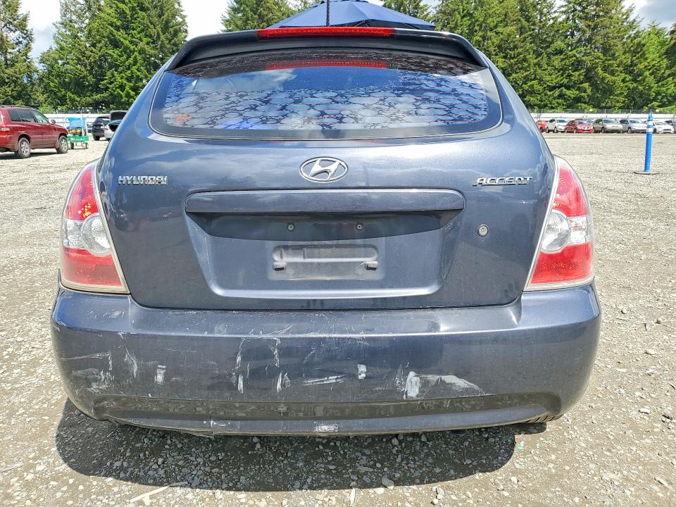 2008 Hyundai Accent VIN KMHCM36C68U097970 COPART salvage auction — FRONT END, WA - BILL OF SALE, sold $175 on 2026-07-31 (photo 6)