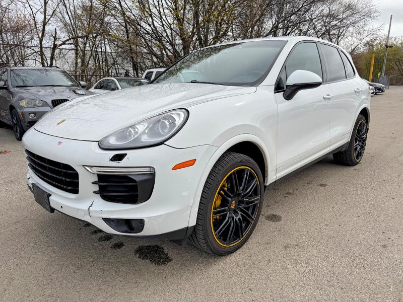2018 Porsche Cayenne VIN WP1AA2A21JKA02261 COPART salvage auction — Minor Dent/Scratches, IN - CERTIFICATE OF TITLE (P), sold $9,000 on 2026-07-01 (photo 2)