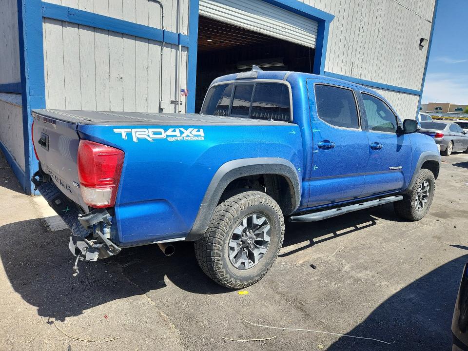 2016 Toyota Tacoma VIN 3TMCZ5AN9GM032608 COPART salvage auction — REAR END, NV - SALVAGE TITLE, sold $8,700 on 2026-07-29 (photo 3)