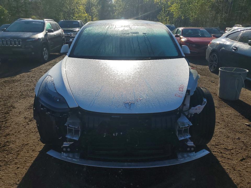 2023 Tesla Model 3 VIN LRW3E1EB3PC843694 COPART salvage auction — FRONT END, On - Permit No Brand - Unfit, sold $13,900 on 2026-07-14 (photo 5)