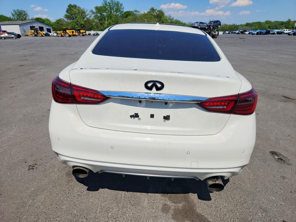 2022 Infiniti Q50 VIN JN1EV7BR1NM340224 COPART salvage auction — FRONT END, Nj - Cert Of Title-Salvage, sold $5,400 on 2026-07-02 (photo 6)