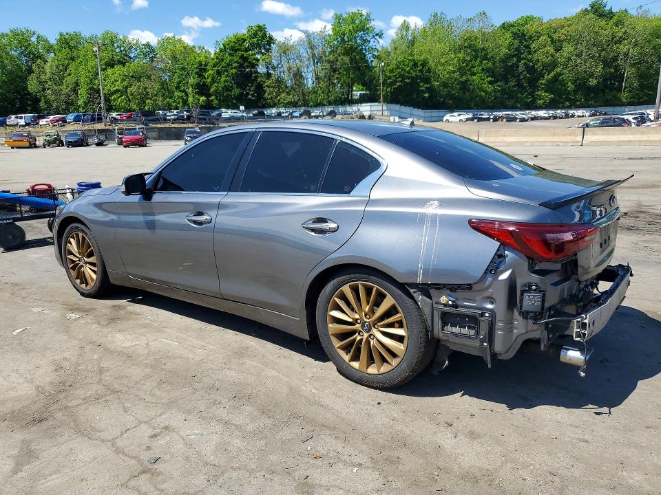 2021 Infiniti VIN JN1EV7BP9MM705116 COPART salvage auction — REAR END, Salvage Title, sold $650 on 2026-07-28 (photo 2)