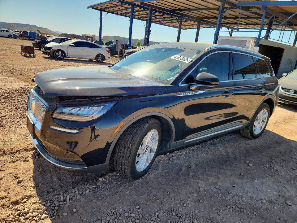 2020 Lincoln Corsair VIN 5LMCJ1C96LUL21816 COPART salvage auction — FRONT END, Az - Cert Of Title - Salvage, sold $4,600 on 2026-07-23 (photo 1)