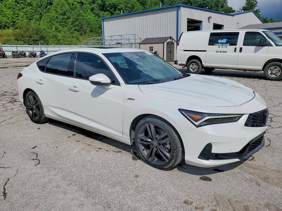 2024 Acura Integra VIN 19UDE4H6XRA011468 COPART salvage auction — FRONT END, Wv - Salvage Certificate, sold $10,800 on 2026-07-30 (photo 4)