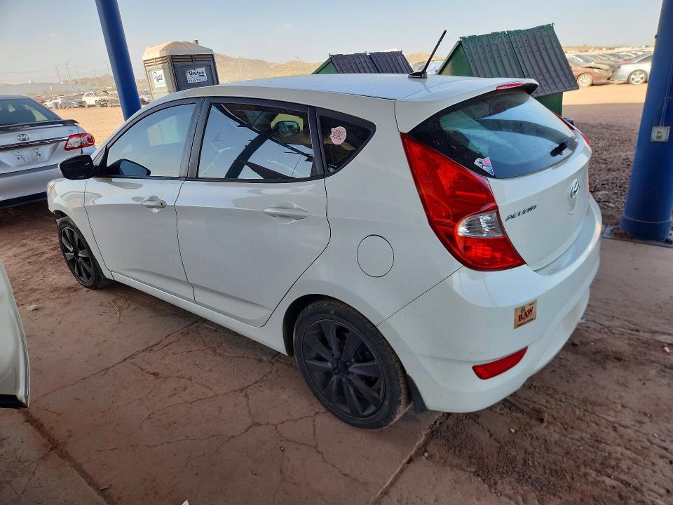 2013 Hyundai Accent VIN KMHCU5AE0DU096571 COPART salvage auction — FRONT END, MT - CERTIFICATE OF TITLE, sold $400 on 2026-07-30 (photo 2)