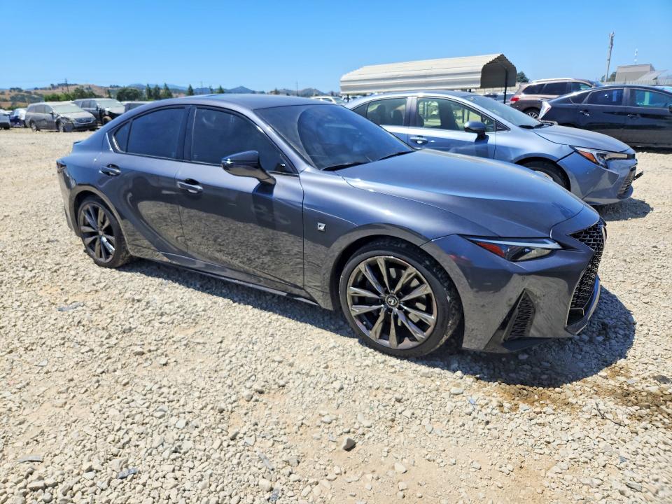 2022 Lexus Is VIN JTHGZ1B21N5055932 COPART salvage auction — SIDE, Ca - Salvage Certificate, sold $14,400 on 2026-07-07 (photo 4)