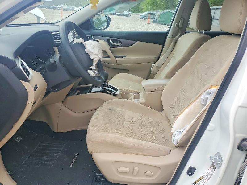 2016 Nissan Rogue VIN 5N1AT2MV5GC770339 COPART salvage auction — FRONT END, Mo - Salvage Certificate Of Title, sold $800 on 2026-07-02 (photo 7)