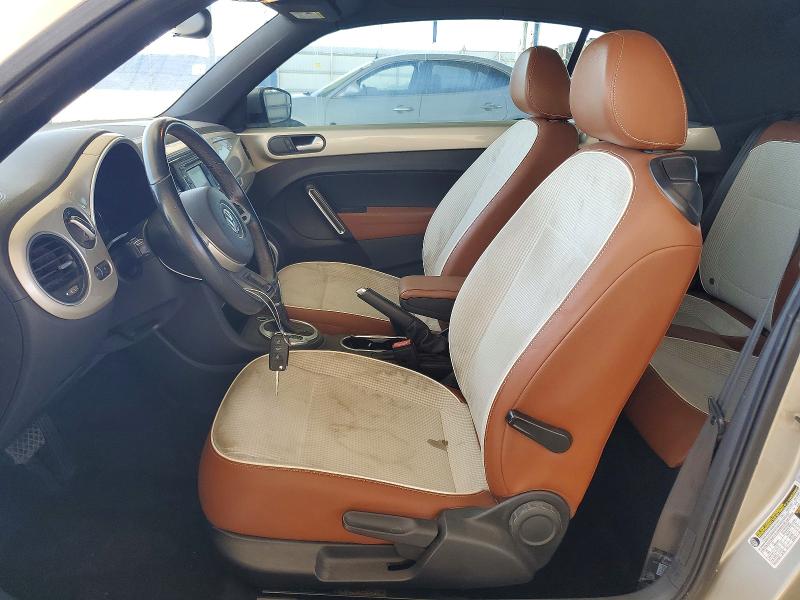 2015 Volkswagen Beetle VIN 3VW517AT4FM823568 COPART salvage auction — REAR END, Tx - Salvage Vehicle Title, sold $125 on 2026-07-10 (photo 7)