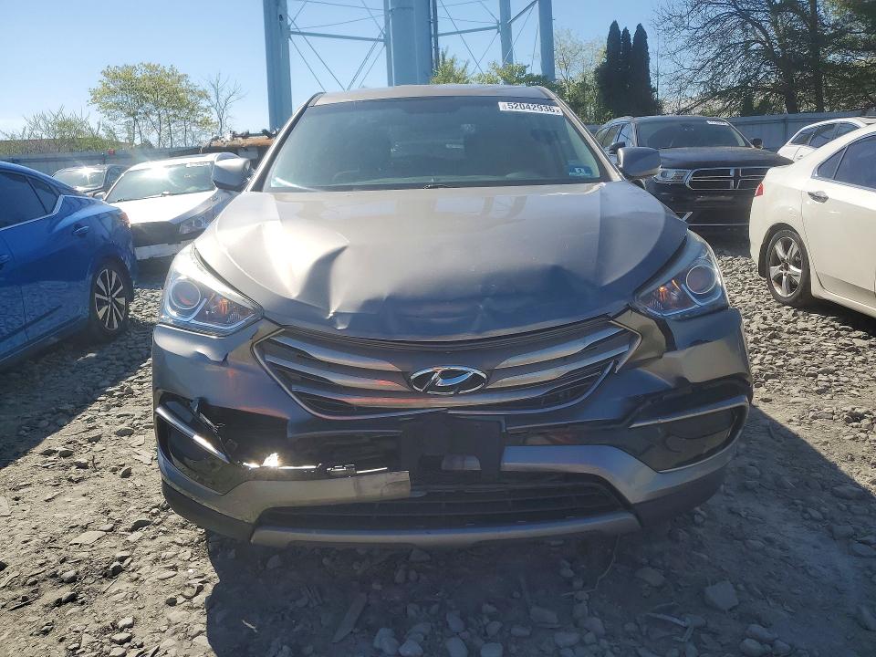 2017 Hyundai Santa fe VIN 5XYZTDLB0HG383365 COPART salvage auction — FRONT END, Nj - Cert Of Title-Salvage, sold $2,700 on 2026-07-08 (photo 5)