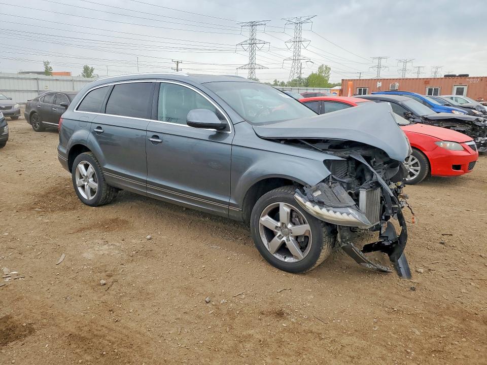 2015 Audi Q7 VIN WA1LMBFE1FD018163 COPART salvage auction — FRONT END, Il - Salvage Certificate, sold $1,050 on 2026-07-07 (photo 4)