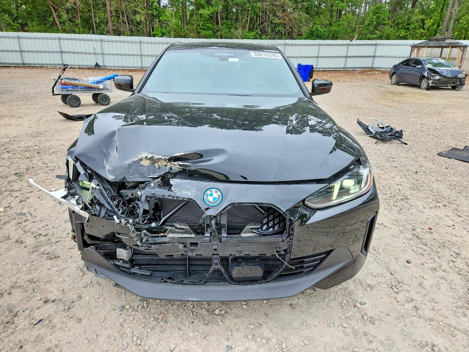 2025 BMW I4 VIN WBY23HD06SFV77753 COPART salvage auction — FRONT END, Nc - Salvage Certificate Of Title, sold $9,300 on 2026-07-31 (photo 5)