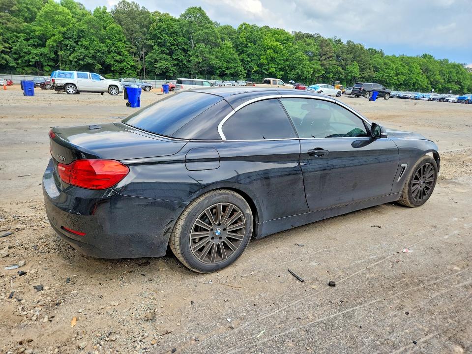 2015 BMW 4er VIN WBA3V7C51FP772731 COPART salvage auction — FRONT END, GA - CERT OF TITLE-SALVAGE, sold $3,450 on 2026-07-10 (photo 3)