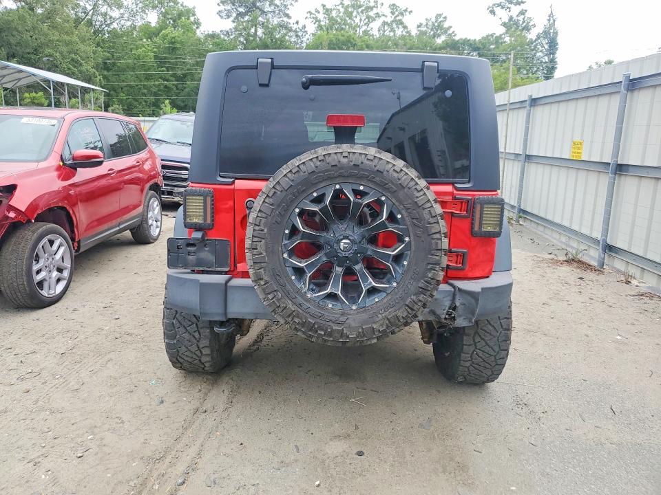 2016 Jeep Wrangler / VIN 1C4BJWDG5GL247474 COPART salvage auction — REAR END, Ga - Cert Of Title-Salvage, sold $4,950 on 2026-07-09 (photo 6)