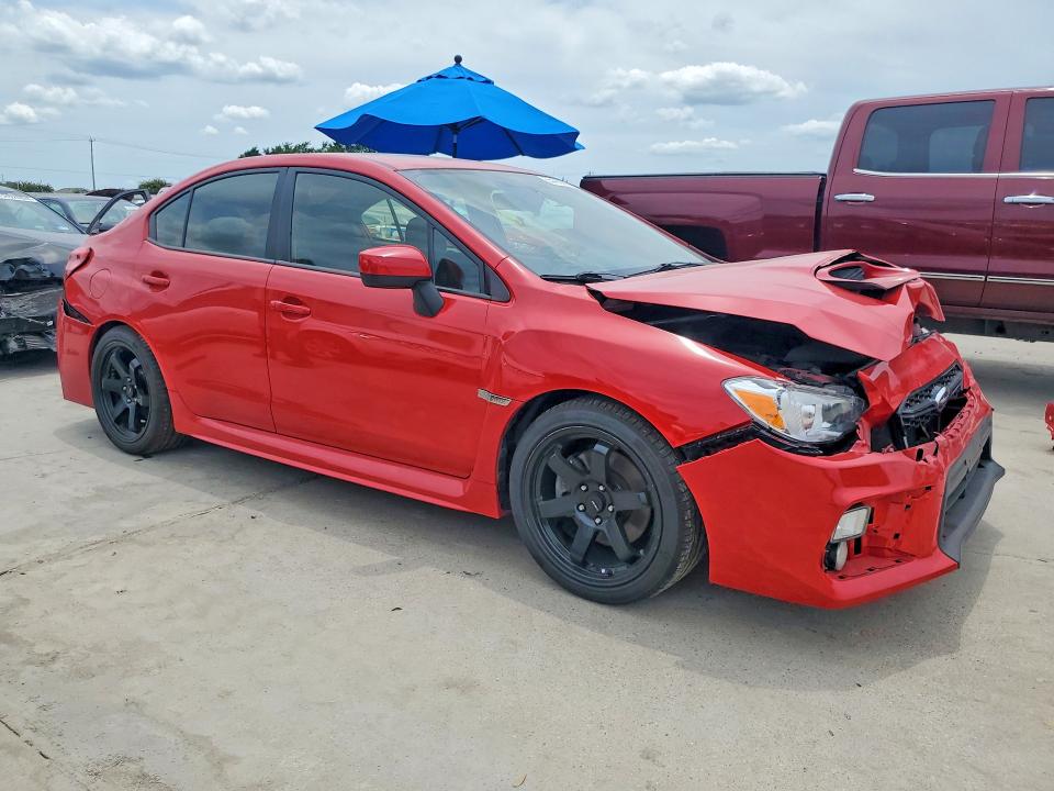 2017 Subaru Wrx VIN JF1VA1E6XH9811940 COPART salvage auction — FRONT END, Tx - Salvage Vehicle Title, sold $3,050 on 2026-07-20 (photo 4)