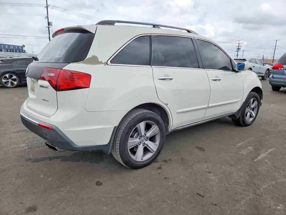2012 Acura Mdx VIN 2HNYD2H24CH524271 COPART salvage auction — FRONT END, Ca - Salvage Certificate, sold $325 on 2026-07-08 (photo 3)