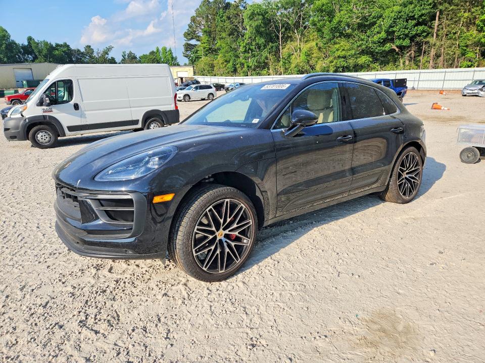 2025 Porsche Macan VIN WP1AG2A52SLB43599 COPART salvage auction — SIDE, NC - SALVAGE CERTIFICATE OF TITLE, sold $26,750 on 2026-07-06 (photo 1)