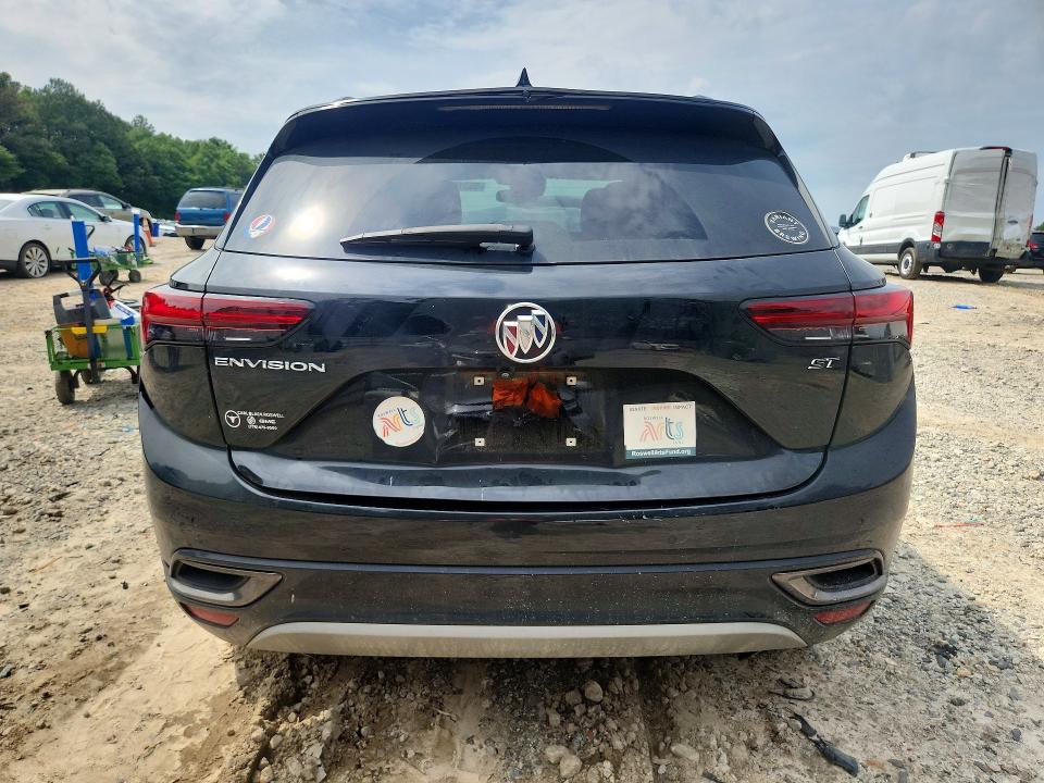 2022 Buick Envision VIN LRBFZNR46ND137509 COPART salvage auction — FRONT END, Ga - Cert Of Title-Salvage, sold $3,800 on 2026-07-10 (photo 6)