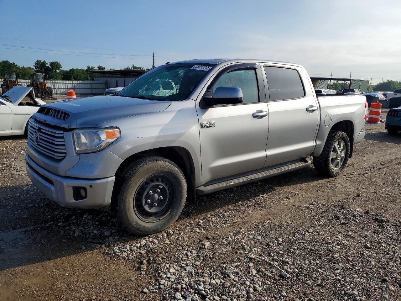 2015 Toyota Tundra VIN 5TFAW5F12FX476282 COPART salvage auction — Front End, TX - CERTIFICATE OF TITLE (P), sold $13,100 on 2026-07-08 (photo 1)