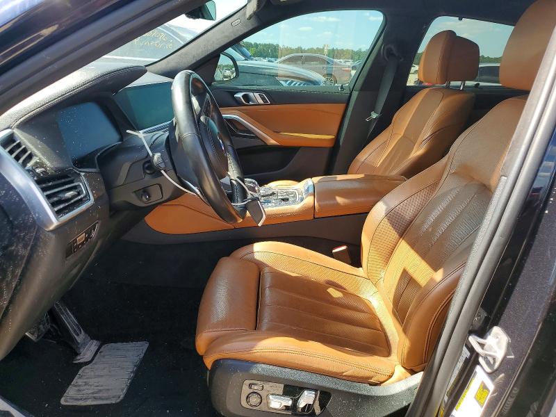 2022 BMW X6 VIN 5UXCY8C02N9M16259 COPART salvage auction — WATER/FLOOD, Tx - Salvage Title-Flood Damage, sold $23,100 on 2026-07-17 (photo 7)