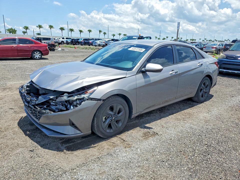 2022 Hyundai Elantra VIN KMHLM4AG2NU297014 COPART salvage auction — FRONT END, Fl - Cert Of Title Slvg Rebuildable, sold $3,900 on 2026-07-13 (photo 1)