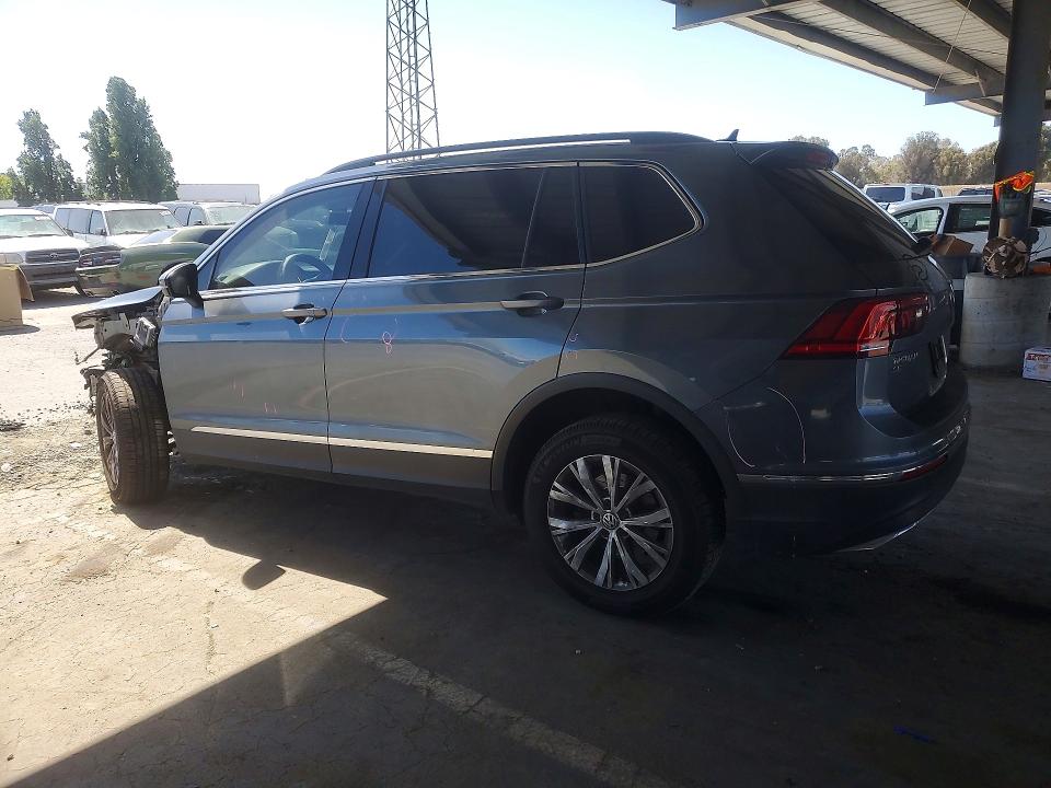 2018 Volkswagen Tiguan VIN 3VV3B7AX8JM002669 COPART salvage auction — FRONT END, CA - SALVAGE CERTIFICATE, sold $3,750 on 2026-07-02 (photo 2)