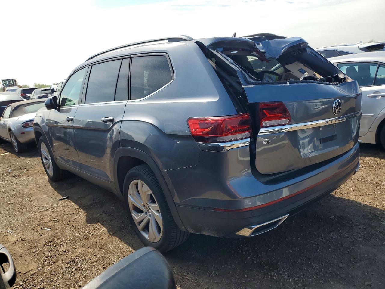 2021 Volkswagen Atlas VIN 1V2HP2CA5MC543863 COPART salvage auction — Top/Roof, IL - SALVAGE CERTIFICATE, sold $4,450 on 2026-06-30 (photo 2)