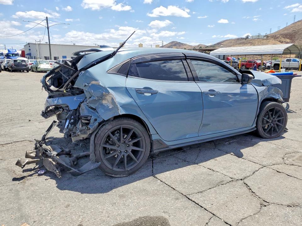 2018 Honda Civic VIN SHHFK7G4XJU210824 COPART salvage auction — FRONT END, Ca - Salvage Certificate, sold $650 on 2026-07-16 (photo 3)