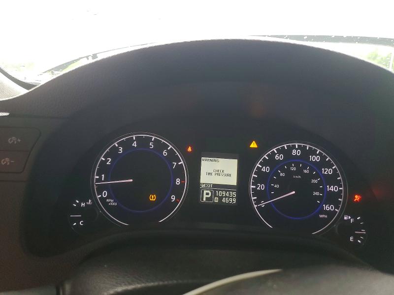 2011 Infiniti G VIN JN1DV6AR7BM653068 COPART salvage auction — FRONT END, Nc - Salvage Certificate Of Title, sold $400 on 2026-07-15 (photo 9)