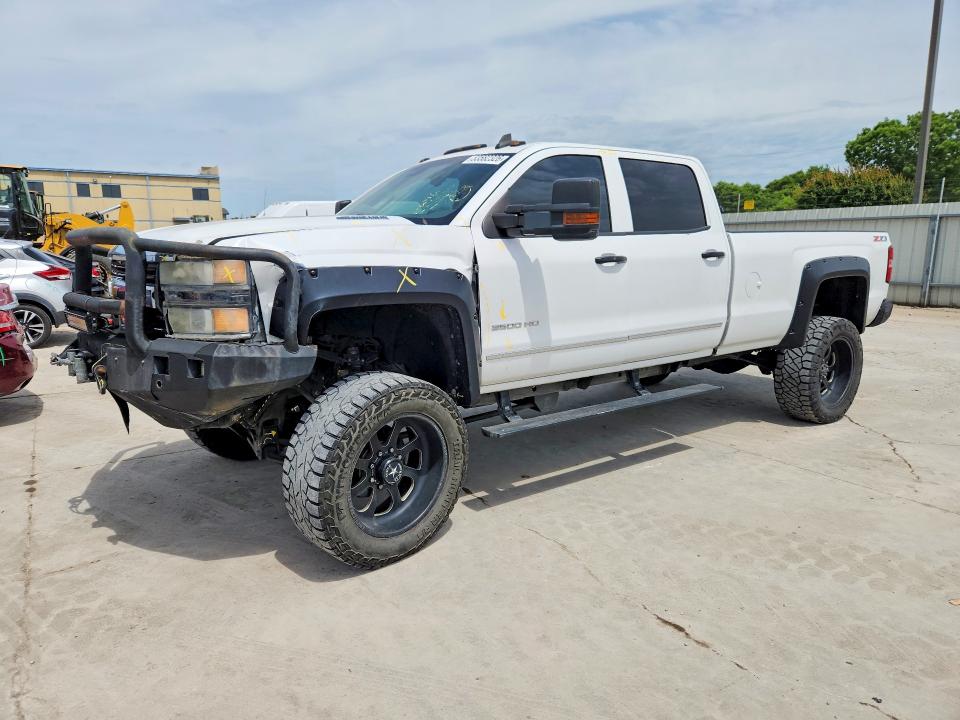 2015 Chevrolet Silverado 3500 VIN 1GC4K0E81FF606634 COPART salvage auction — FRONT END, Tx - Salvage Vehicle Title, sold $6,800 on 2026-07-09 (photo 1)