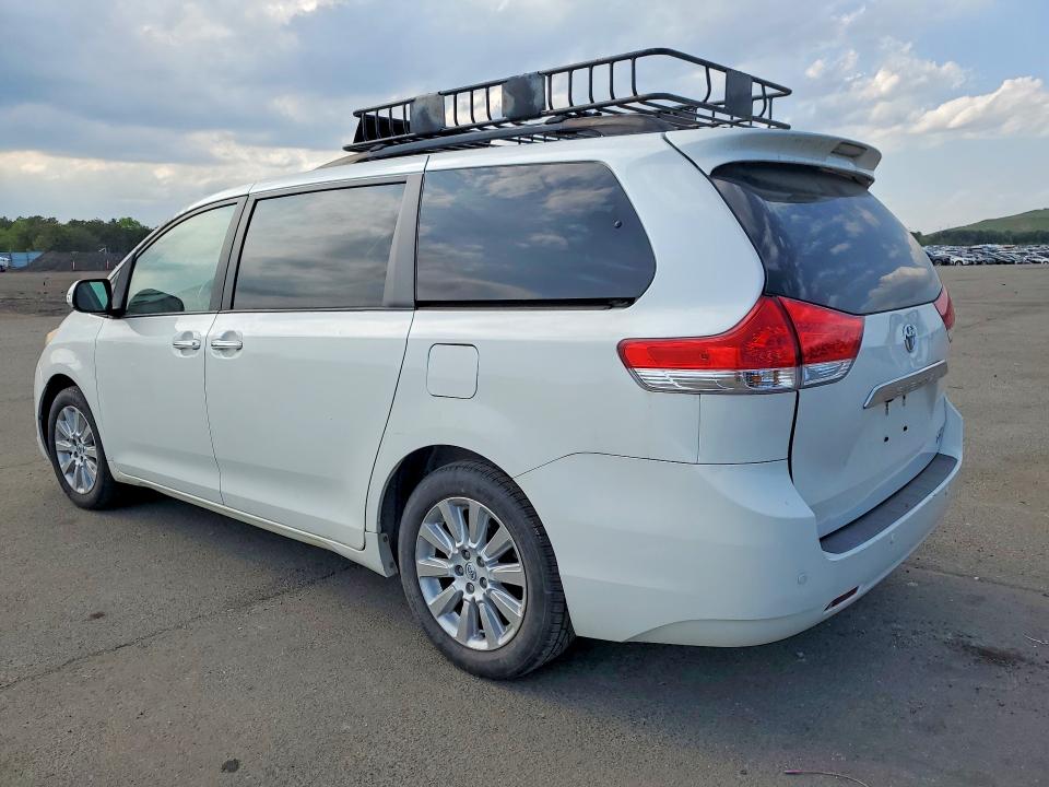 2013 Toyota Sienna VIN 5TDDK3DC7DS050785 COPART salvage auction — REAR END, Oh - Certificate Of Title, sold $5,700 on 2026-07-29 (photo 2)
