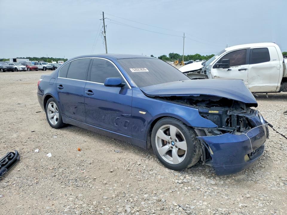 2008 BMW 5 series VIN WBANU53578CT01175 COPART salvage auction — FRONT END, TX - BONDED TITLE - SALVAGE (P), sold $350 on 2026-08-03 (photo 4)