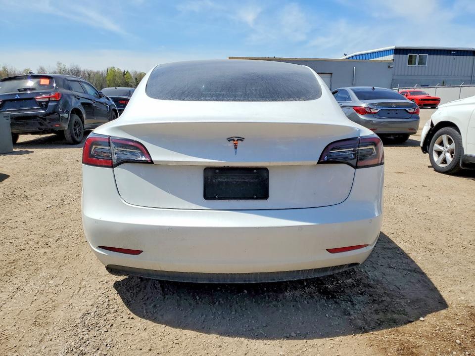 2021 Tesla Model 3 VIN 5YJ3E1EA8MF848625 COPART salvage auction — SIDE, ON - PERMIT NO BRAND - UNFIT, sold $12,600 on 2026-07-16 (photo 6)