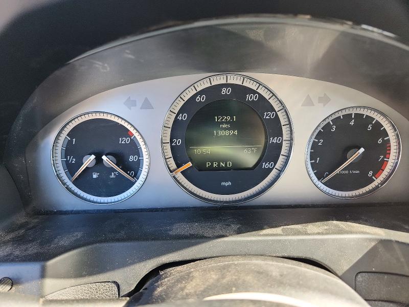 2008 Mercedes-benz C class VIN WDDGF54X88F081913 COPART salvage auction — REAR END, Nv - Salvage Title, sold $600 on 2026-07-02 (photo 9)