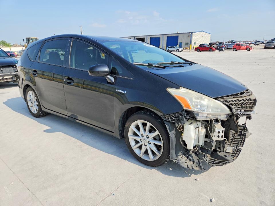 2013 Toyota Prius VIN JTDZN3EU6D3206160 COPART salvage auction — FRONT END, Tx - Salvage Vehicle Title, sold $1,850 on 2026-07-31 (photo 4)