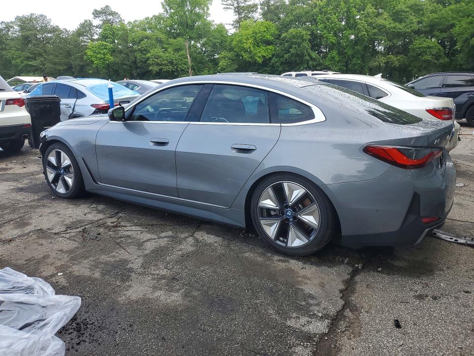 2023 BMW I4 VIN WBY43AW0XPFR08676 COPART salvage auction — FRONT END, GA - CERT OF TITLE-SALVAGE, sold $10,500 on 2026-07-31 (photo 2)