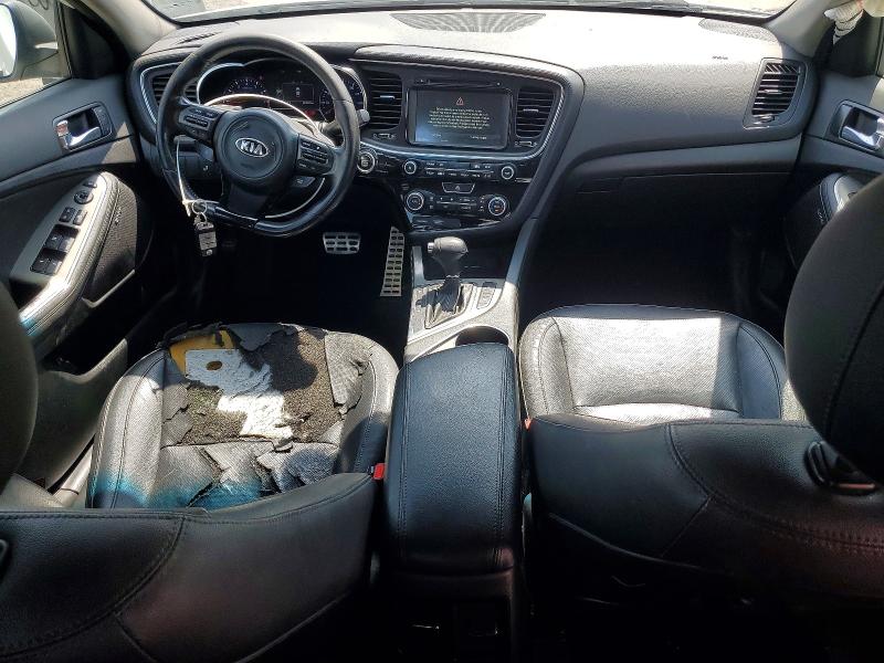 2014 Kia VIN 5XXGR4A69EG262667 COPART salvage auction — FRONT END, Ca - Salvage Certificate, sold $950 on 2026-07-02 (photo 8)
