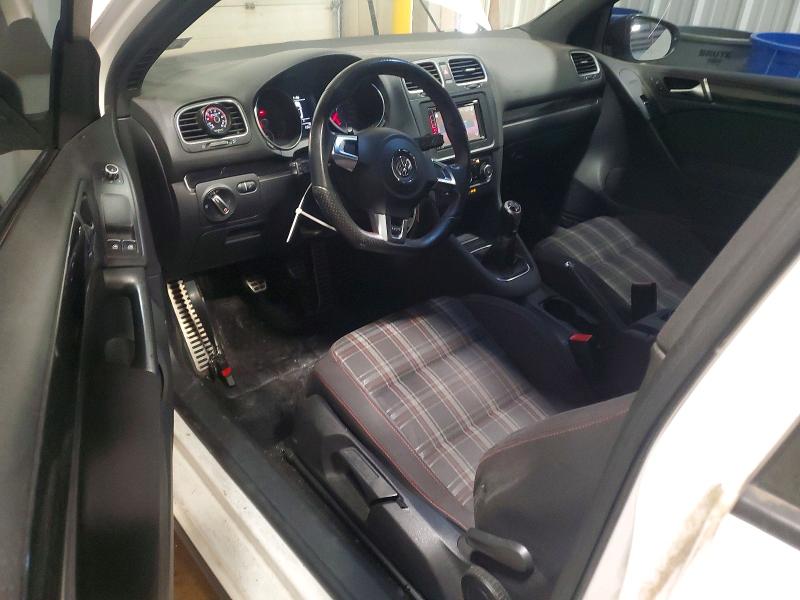 2013 Volkswagen Gti VIN WVWED7AJ7DW124263 COPART salvage auction — FRONT END, PA - CERT OF TITLE, sold $3,050 on 2026-07-16 (photo 8)