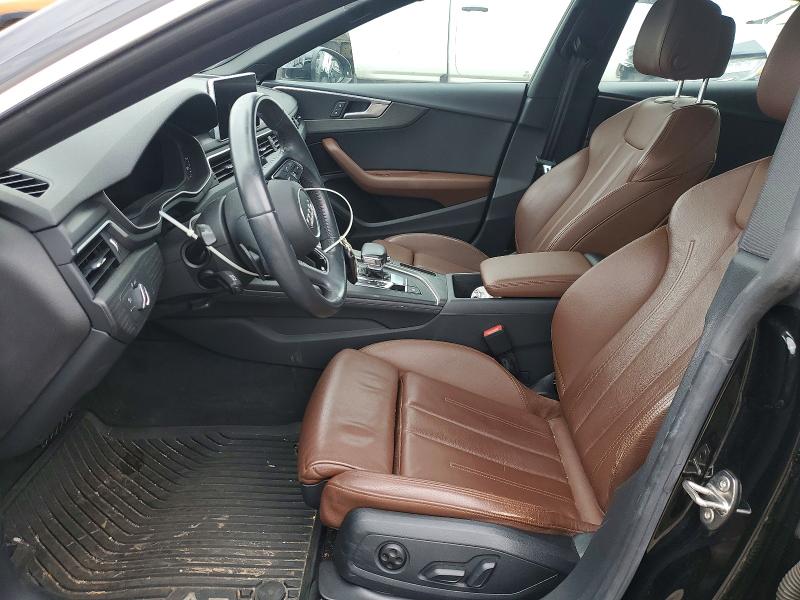 2018 Audi A5 VIN WAUENCF53JA084027 COPART salvage auction — ENGINE BURN, Il - Salvage Certificate, sold $7,900 on 2026-07-07 (photo 7)