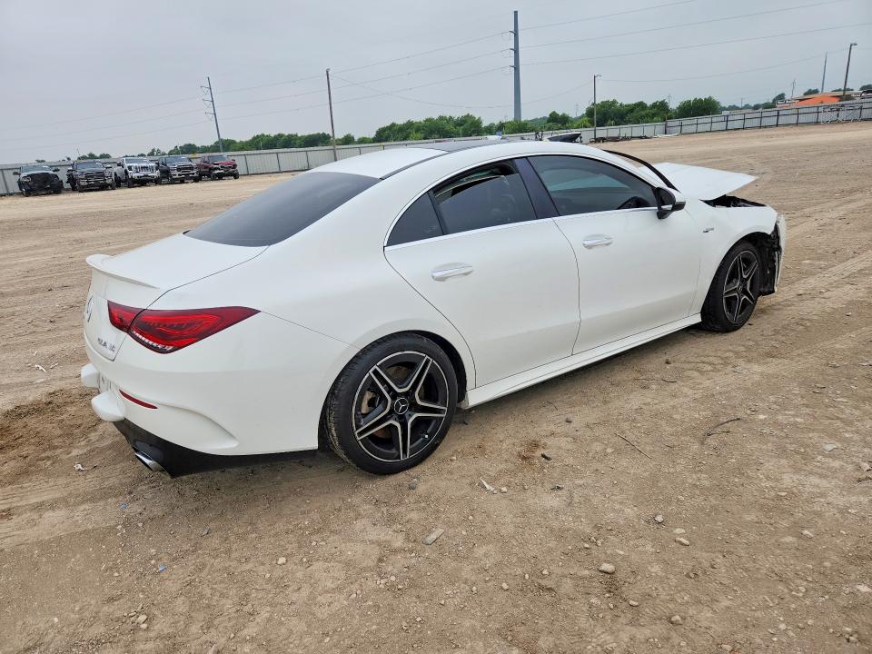 2020 Mercedes-benz Cla-klasse VIN WDD5J5BB1LN058050 COPART salvage auction — FRONT END, Tx - Salvage Vehicle Title, sold $3,800 on 2026-07-15 (photo 3)