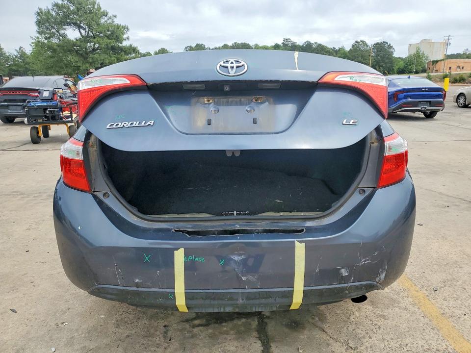 2014 Toyota VIN 5YFBURHE4EP001652 COPART salvage auction — REAR END, Sc - Cert Of Title-Salvage, sold $3,400 on 2026-07-24 (photo 6)