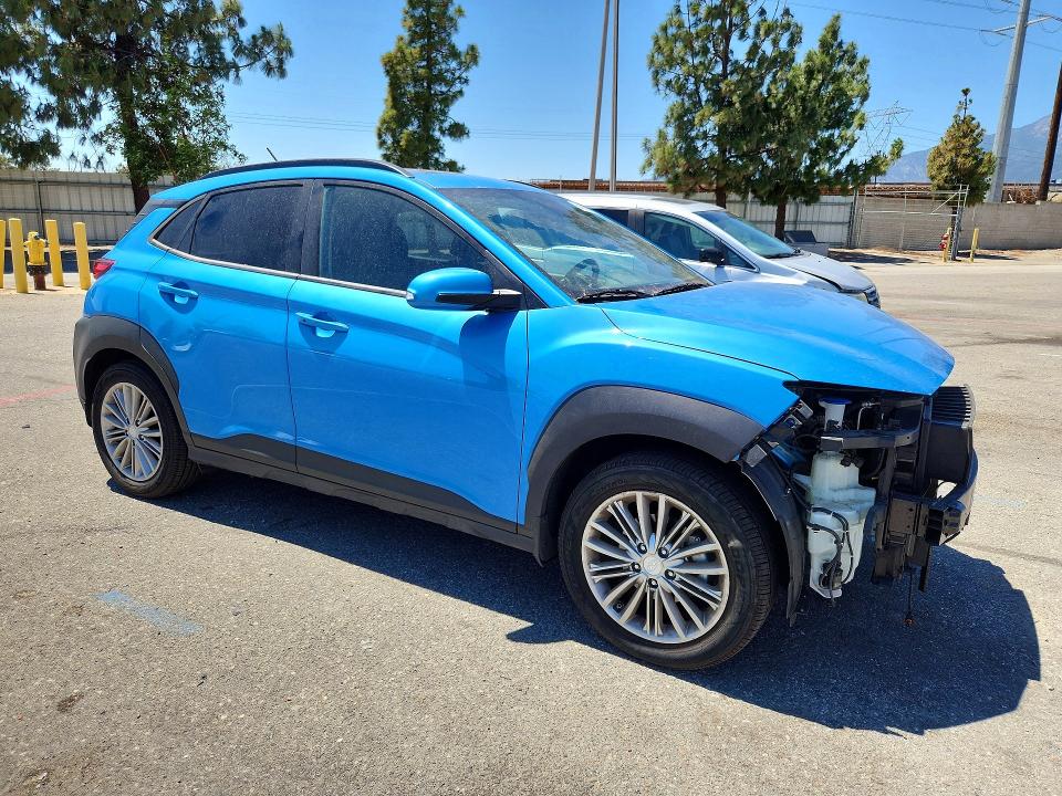 2018 Hyundai Kona VIN KM8K62AA9JU156618 COPART salvage auction — FRONT END, Ca - Salvage Certificate, sold $2,950 on 2026-07-02 (photo 4)