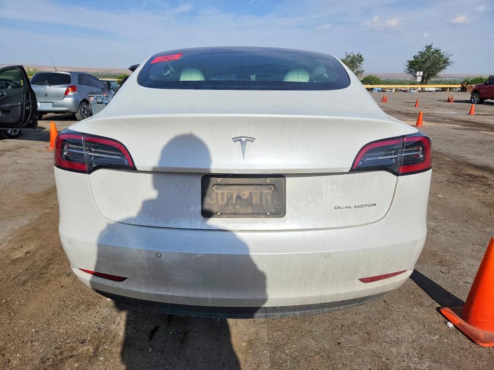 2020 Tesla Model 3 VIN 5YJ3E1EB5LF651502 COPART salvage auction — SIDE, Nm - Cert Of Title-Salvage, sold $4,150 on 2026-07-04 (photo 6)