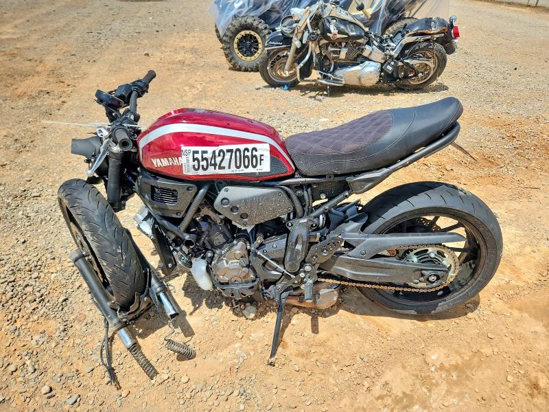 2018 Yamaha Xsr700 VIN JYARM21E2JA000137 COPART salvage auction — ALL OVER, AL - CERT OF TITLE-SALVAGE TITLE, sold $500 on 2026-07-30 (photo 3)