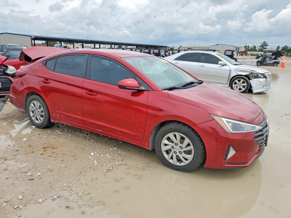 2019 Hyundai Elantra VIN KMHD74LF1KU807154 COPART salvage auction — REAR END, Tx - Salvage Vehicle Title, sold $2,450 on 2026-07-24 (photo 4)
