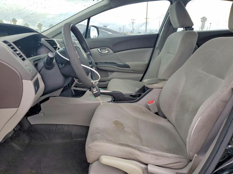 2012 Honda VIN 19XFB2F52CE335615 COPART salvage auction — FRONT END, Ca - Salvage Certificate, sold $625 on 2026-07-02 (photo 7)