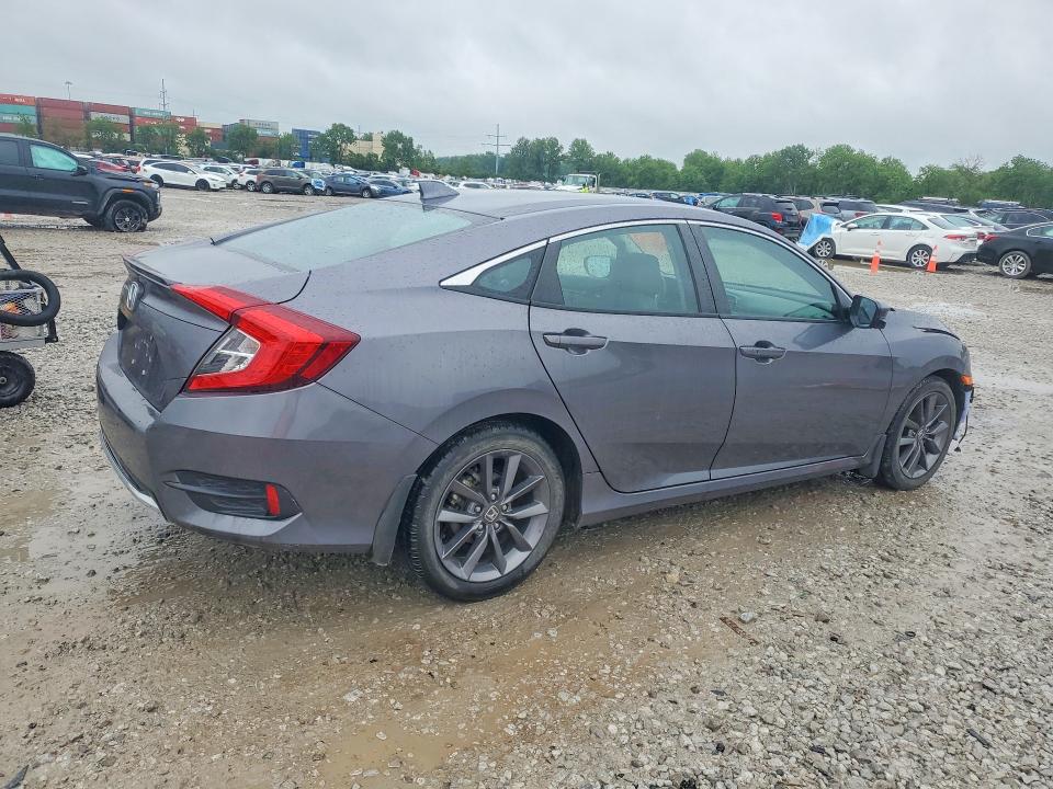 2021 Honda VIN 19XFC1F71ME006432 COPART salvage auction — FRONT END, Oh - Cert Of Title-Salvage, sold $9,400 on 2026-07-31 (photo 3)