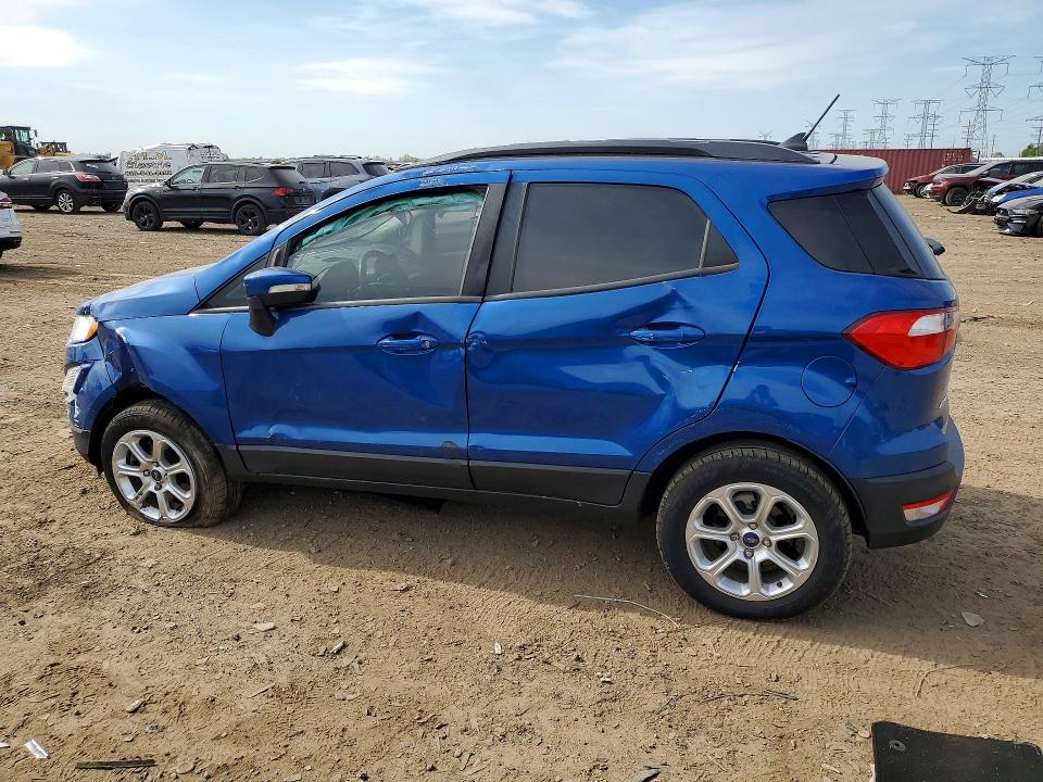 2019 Ford Ecosport VIN MAJ6S3GL6KC283453 COPART salvage auction — ROLLOVER, Il - Salvage Certificate, sold $900 on 2026-07-07 (photo 2)