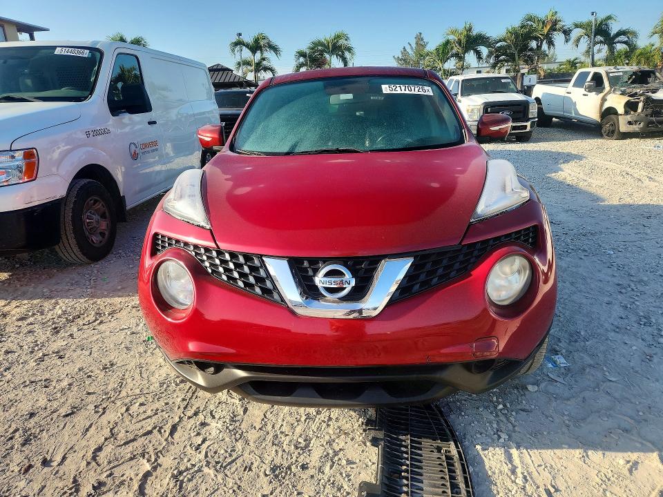 2015 Nissan Juke VIN JN8AF5MR6FT503374 COPART salvage auction — MINOR DENT/SCRATCHES, In - Certificate Of Title, sold $425 on 2026-07-24 (photo 5)