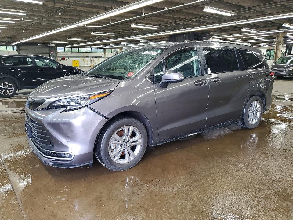2024 Toyota Sienna VIN 5TDESKFC0RS151511 COPART salvage auction — FRONT END, Il - Certificate Of Title, sold $26,500 on 2026-07-07 (photo 1)